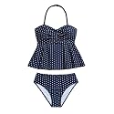 SHENHE Girl's 2 Piece Halter High Waisted Swimsuit Bathing Suit Bikini Sets