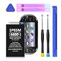 SHENMZ 4600mAh PS Vita 1000 Battery, 2026 Upgraded 0-Cycle + Tools