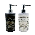 SHENRON Refillable Handwash Soap Dispenser | Unbreakable Liquid Soap/Shampoo/Hand wash/Sanitizer/Lotion Dispenser Bottle for Kitchen, Wash-Basin and Bathroom (1700 Pearl, Set of 2)