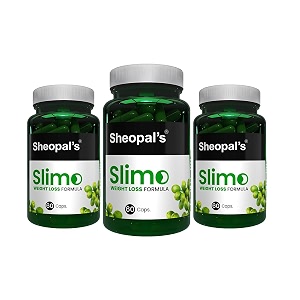 sheopals slimo advance weight loss supplement  natural fat burner with chlorogenic acid amp antioxidants  helps to boosts metabolism controls appetite burns belly fat  60 capsules pack of 3