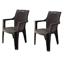SHERAVALI Plastic Chair Set of 2