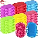 Sherr 30 Pcs Microfiber Shag Dry Erasers Bulk, Vivid Color