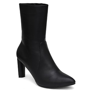 SHERRIF Block Heels Calf Length Boots for