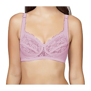 SHERRY Womens Comfortable Wirefree Encircled Fancy Laced