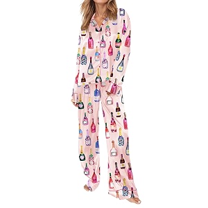 SHESHOW Satin Pajamas for Women Set Long