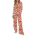 SHESHOW Satin Pajamas for Women Set Long