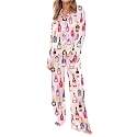 SHESHOW Satin Pajamas for Women Set Long