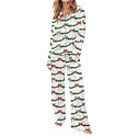 SHESHOW Satin Pajamas for Women Set Long