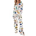 SHESHOW Satin Pajamas for Women Set Long