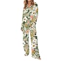 SHESHOW Satin Pajamas for Women Set Long