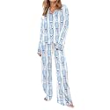 SHESHOW Satin Pjs Set for Women Long