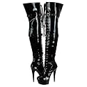 SheSole Women's Over-the-Knee Thigh High Stiletto Platform Boots