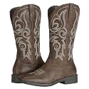 SheSole Square Toe Western Cowboy Cowgirl Boots for Women