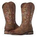 SheSole Square Toe Western Cowboy Cowgirl Boots for Women