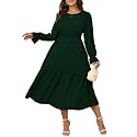 SHESTARR Women39s Plus Size Dress Long Sleeve