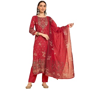SheWill Kurta Sets for Women - Red