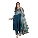 SheWill Women39s Mustard American Crepe Zari Sequence