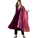 SheWill Women39s Zari Sequence Embroiderd Velvet Kurta
