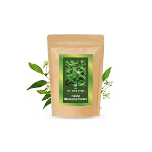 shi39s the herb store bhringraj powder - nourishment of skin and hair ayurvedic hair strengthener and scalp nourisher 100gm