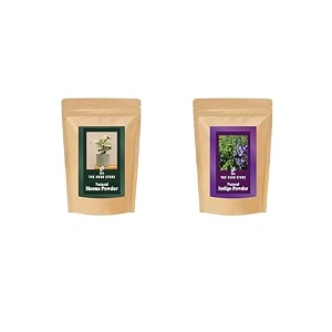 shi39s the herb store pure natural henna powder 100 grams  natural indigo powder 100 grams