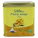 Shia Peach Mango Tea | Herbal Tea | Genuine Organic Flavour | 100 grams | pyramid Tea bags (Peach mango tea bags)