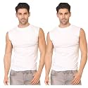 SHIBA Mens Broad-Shoulder Cotton Sleeveless Vest Cotton