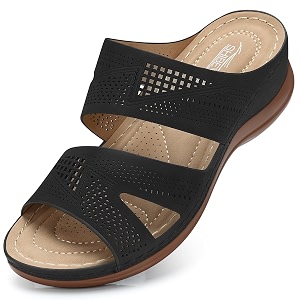 SHIBEVER Wedge Sandals for Women Dressy Comfortable