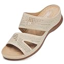 SHIBEVER Wedge Sandals for Women Dressy Comfortable