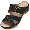 SHIBEVER Wedge Sandals for Women Dressy Comfortable