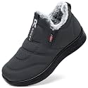 SHIBEVER Winter Snow Boots for Women: Slip on Warm Ankle Walking Soft Boot