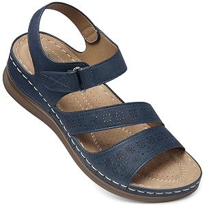 SHIBEVER Womens Wedge Sandals Comfortable Summer Dressy
