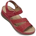 SHIBEVER Women39s Wedge Sandals Comfortable Summer Dressy