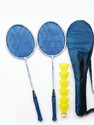 Shibrom aurax SH_861978 Blue Strung Badminton Racquet
