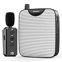 SHIDU 35W Voice Amplifier for Teachers Bluetooth Wireless Lavalier Mic
