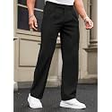SHIENZY Men39s Formal Black Trousers Tailored