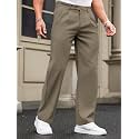 SHIENZY Men39s Formal Black Trousers Tailored