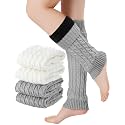 Shihanee 2 Pairs Fleece Lined Leg Warmers Winter