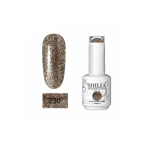 shills professional uvled soak off gel polish gel nail polish glossy finish nail polish color shade 230 15 ml