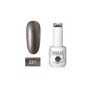 shills professional uvled soak off gel polish gel nail polish glossy nail polish color shade 221
