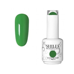 shills professional uv led soak off gel polish no - 048 green 15 ml