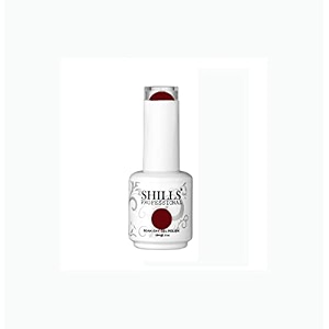 shills professional uv led soak off gel polish maroon 15 ml 115