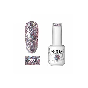 shills professional uvled soak off gel polish gel nail polish glossy finish nail polish color shade 238 15 ml