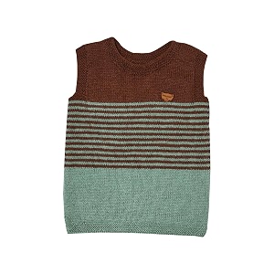 Handmade Winter Wear Kids Woolen Sleeveless Sweater