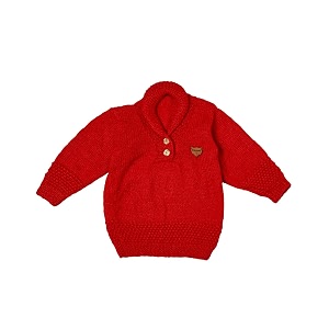 Handmade Winter Wear Woolen High Neck Pullover