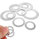 Shim Washers KIT - 50 Units (10 Units x 0,1/0,2/0,3/0,5/1,0 mm) (6x12, Steel) (Steel, 6x12)