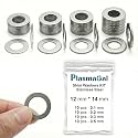 12x14mm Shim Washers M12x14 RC Stainless Steel 40pc 0.1-0.5mm
