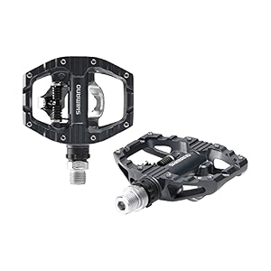 shimano pd-eh500 spd bike pedals cleat set included dual sided platform
