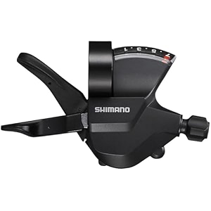 shimano plastic chrome altus right shift lever 7-speed sl-m315-7r black  bike-shift-levers