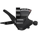 SHIMANO Plastic Chrome Altus Right Shift Lever 7-Speed SL-M315-7R, Black | bike-shift-levers