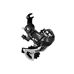 shimano tourney ty300 67-speed rear derailleur with dropout claw hanger